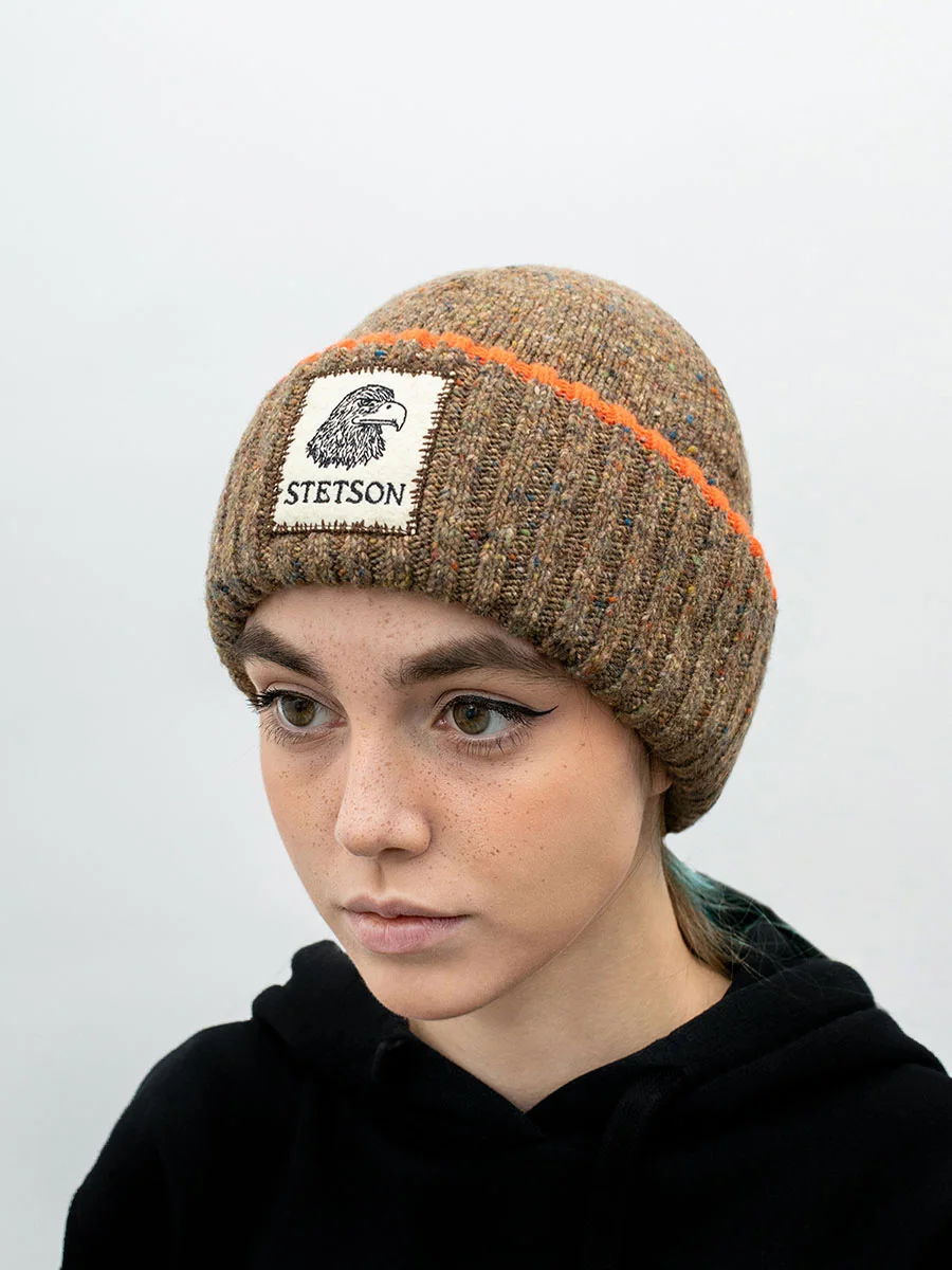 Topi Stetson No. 8599368 Beanie Eagle 