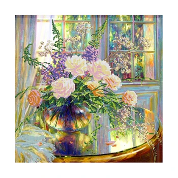 

БН-3150 Set for embroidery with beads Hobby & Pro's Romance, "40*40 cm