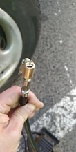 Bomba de aire de latón para coche y camión, válvula de neumático de 8mm, adaptador de conector de abrazadera de Clip