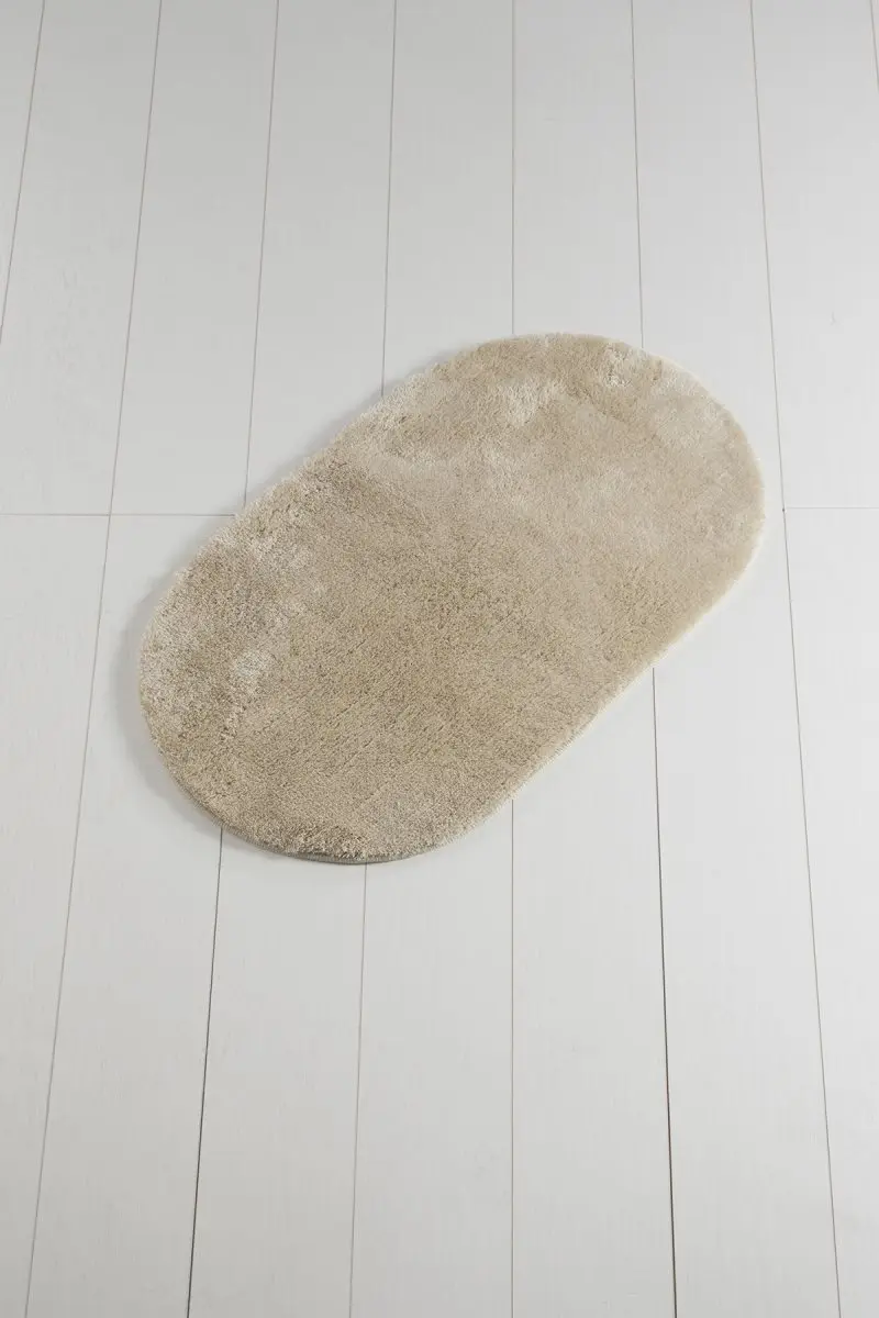 Коврик для ванной-коврики | коврик для ванной нескользящие Противоскользящие коврики цвета кости овальные 60X100 см