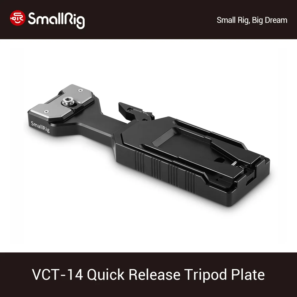 

SmallRig VCT-14 Quick Release Tripod Plate For Sony FS5/FS7/Blackmagic Ursa mini DSLR Shoulder Support Plate Kit -2169