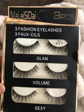 Pestañas postizas largas y gruesas, 13 estilos diferentes, 100%, hechas a mano, 3D, Belleza del cabello, alta calidad