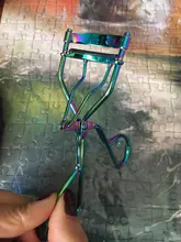 Pinza rizadora de pestañas, herramienta de maquillaje de belleza cosmética, portátil, colorida, 1 unidad