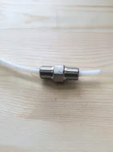 Thread Pipe-Fitting-Connector Nipple Male 304-Stainless-Steel 1/2-3/8-Hex High-Pressure-Resistant
