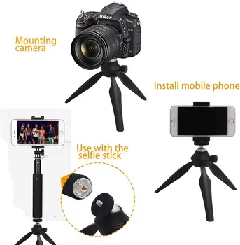 

Mini phone tripod, LINKCOOL lightweight table tripod for iPhone/Samsung/Cellphone/Camera/DSLR come with 360 camera girato