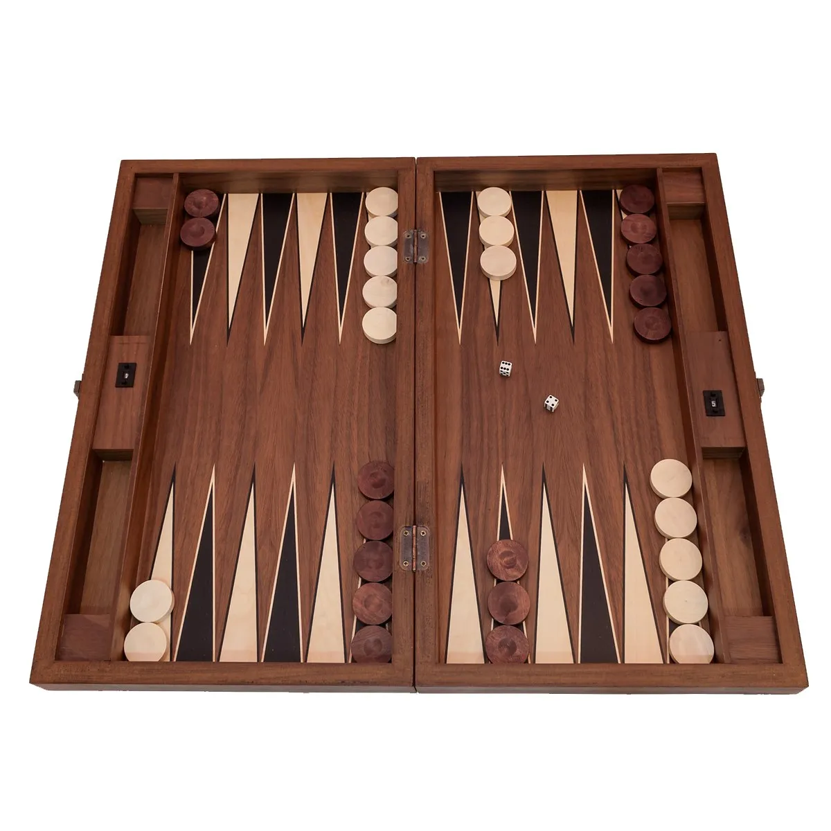 Premium Large Size Backgammon Board Game Set -Handmade Walnut Wood Coated - With Numbering Luxury Special Series Gift Items pandoras box dx 3000 switching 516 in 1 3 side cocktail special arcade board for vertical games with screen flipping support