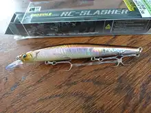 Ravenclraft-señuelo de Pesca wobblers 113SF 12,2g, pececillo flotante lento, Jerkbait, labio poligonal, gancho triple para trucha de lubina