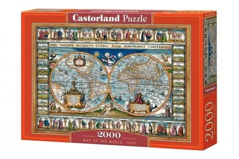 Puzzle medieval world map 2000 (5904438200733) |