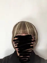 Alileader-flequillo suave y ligero, extensiones de cabello sintético, estilo de cabello, flequillo falso, más duradero