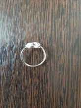 Anillo de compromiso de oro blanco con forma de Luna para mujer y hombre, anillos que se abren ajustables, joyería de lujo
