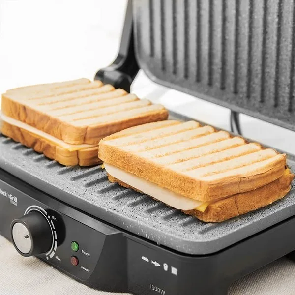 Контактный гриль Cecotec Rock'n Grill 1500W Inox