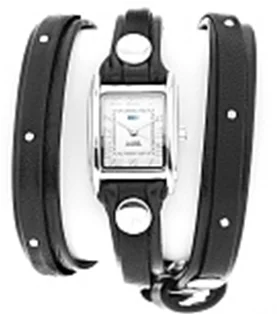 

Часы наручные женские La Mer Collections Stud Black Sliver 1000 кожаный ремешок черный цвет