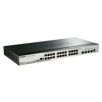 

Cabinet Switch D-Link DGS-1510-28X 28 Puertos RJ45 92 Gbit/s SFP+