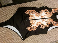 Mono sin mangas con estampado barroco para mujer, Pelele con cremallera frontal, mono Sexy de verano para discoteca