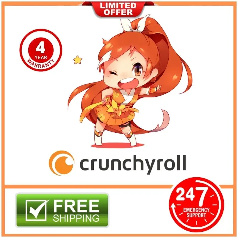 Crunchyroll-Premuim acceso completo, fuente oficial de Anime y Drama, 36 meses de garantía, envío exprés