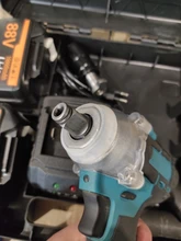 Llave de impacto eléctrica sin escobillas, accesorios de eje de 18V, llave inalámbrica de uso único/Dual, accesorio de herramienta eléctrica, 1 ud.