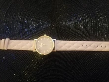 Reloj de pulsera sencillo para mujer, de cuarzo, de cuero de imitación, Geneva, elegante