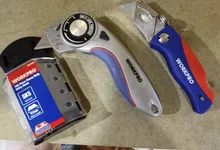 WORKPRO – Cuchillas de acero SK5, cuchillas profesionales originales de acero, 100 piezas