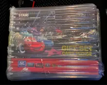 Disney-Set de figuras de la película Cars 3 de metal, juguete de modelo de coche, a escala 1:55, con diseño de relámpago McQueen, Jackson, Mack, tío Truck, regalo para para cumpleaños