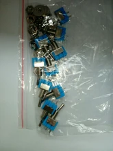Spst-Switch Mini 2-Position MTS-101 10pcs 2-Pin ON-OFF Blue 250V/3A AC125V/6A 6mm