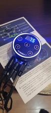 Fuente de alimentación de tatuaje Aurora 2, suministro de energía LCD Digital con adaptador de corriente, Mini panel táctil Led, suministros de tatuaje