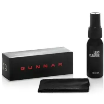 

Gunnar: cleaning kit aerosol and microfiber to keep the protective glasses