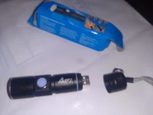 Flashlight Torch Lamp Bicycle Mini-Usb Rechargeable Outdoor Waterproof Handy 3-Mode Zoomable