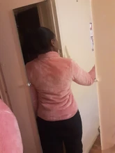 Fleece Jacket Coat Sweater Cardigan Windbreaker Spring Women Hooded-Warmer Wool Female