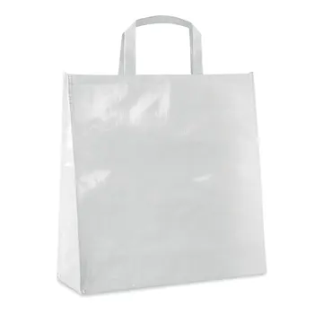 

Lot 25 PCs Bag PP woven laminated BOQU White, Measures 46X17X46CM