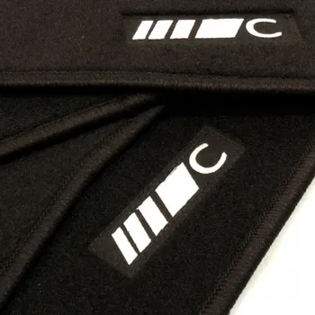 

Mercedes C Class S203 family mats (2001 - 2007) custom logo