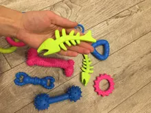 Pet-Toys Dog Toy Puppy Rubber-Resistance Chew Small Dogs Teeth-Cleaning Bite 10PCS 