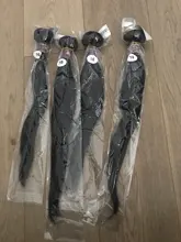 Allove pelo recto mechones hueso recto extensiones de cabello humano mechones 30 cabello virgen pulgadas mechones brasileño tejer extensiones de cabello humano