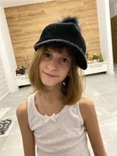 Baseball-Caps Snapback Hat Pompom Women New-Brand Casual YARBUU Adjustable for Faux-Fur