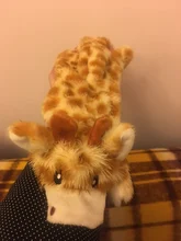 Peluche suave de cebra con sonido de tigre para mascotas, juguete para mascotas