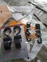 2 unids/lote cochecito de bebé gancho fuerte percha para bebé cochecito cochecitos Poussette cochecito organizador percha gancho para bolsas de pañales