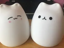 Night-Lamp Animal-Light Touch-Sensor Desktop-Decor Gift LED Bedroom Holiday Colorful