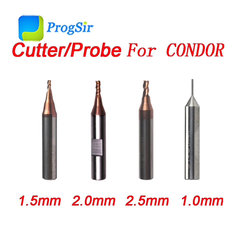 1,0 мм 1,5 мм 2,0 мм 2,5 мм резак зонд для Xhorse CONDOR XC MINI Plus Дельфин XP-005 Дельфин XP-007 машина для резки ключей