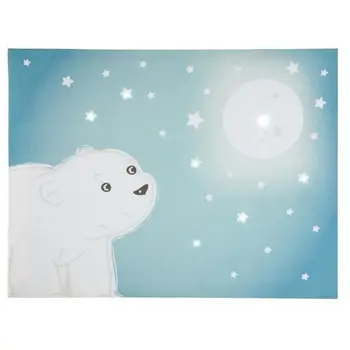 

DOMIVA Glossy Canvas Flocon l'ourson - Canopy