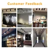 Set Led Track Light Wall Lamp 220v Cob Track Spotlights 12W 20W 30W 40W Track Rail Lighting Fixture For Kitchen Home Shop Store 4