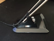 Flexible cuerda elástica para ratón para juegos de alambre Clip Clipper Cable de ratón soporte para cables línea fijador negro Bungee para ratón