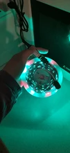 Strip-Light Diode Tv-Background-Lighting Key-Control Desk-Screen Usb-Cable Flexible-Lamp