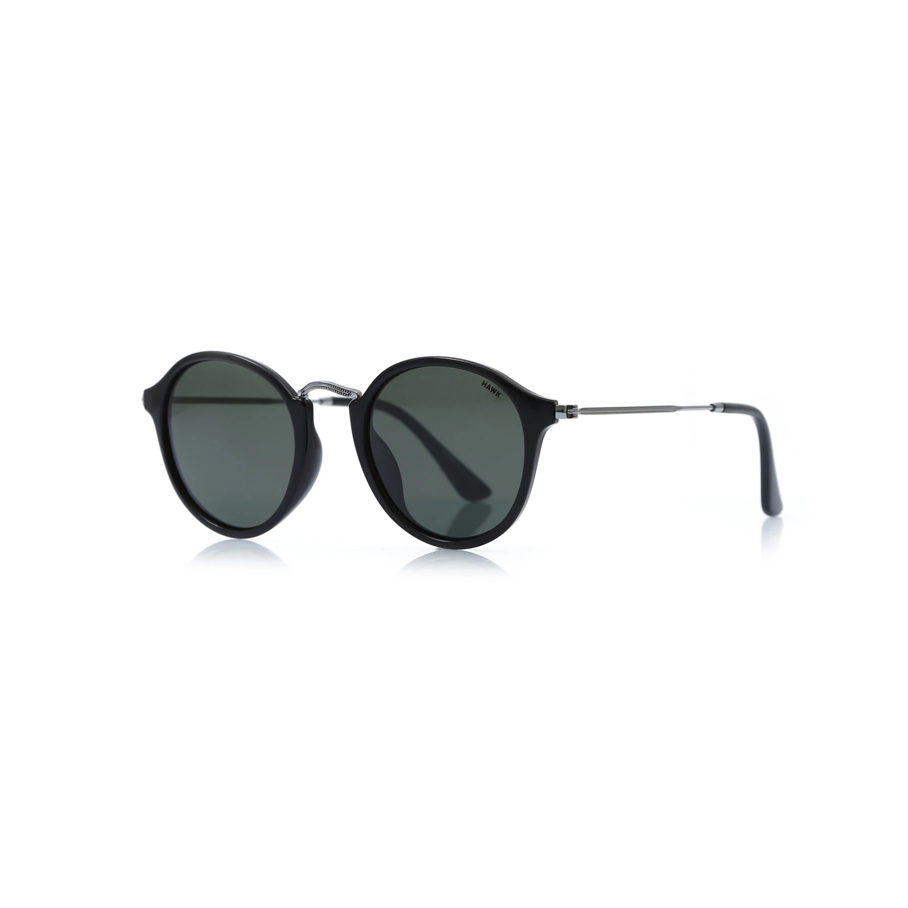 

Unisex Sunglasses HW 1502 05 BONE BLACK OVAL ORGANIC AVAL 49-22-149