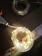 Light-String Decoration Garland Courtyard-Lamp Christmas-Lights Fairy LED Bedroom Garden