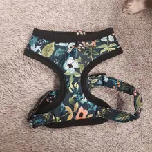 Cute Printed Chihuahua French Bulldog Harness Adjustable Puppy Cat Harness Pet Small