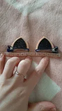 Horquilla con orejas de gato y lentejuelas tridimensional para niña, 2 uds., horquilla para niña, horquilla para bebé, clip LATERAL, regalo de vacaciones