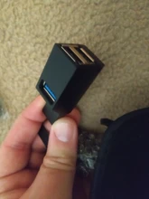 Universal Mini 3 Ports USB 3.0 Hub High Speed Data Transfer Splitter Box Adapter For