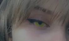 De Halloween Cosplay de contactos lente gato amarillo Manson Serie 2 unids/par anual de lentes de contacto de Color para los ojos maquillaje para Cosplay