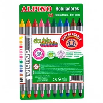 

(12 units) MARKER 2 tips Alpine 10 colors