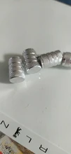 4 Uds./1 Juego para vástago de válvula de neumático de coche perno de tapas de válvula a prueba de robo de aluminio, tapones de válvula de vástago de neumático de coche