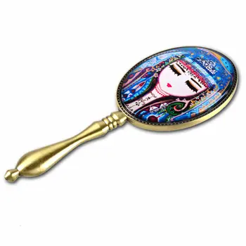 

Biggdesign Authentic Female Patterned Decorative Hand Mirror